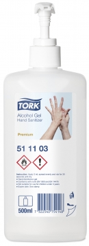 Żel Tork do hig.i chir.dezynfekcji rąk 500ml/12